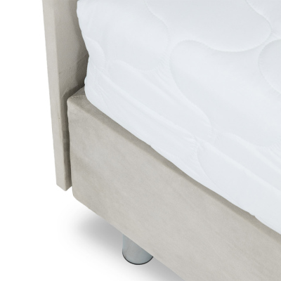 Kárpitozott egyszemélyes ágy 80x200 NECHLIN 2 - rózsaszín + 40x30 cm-es panelek INGYEN