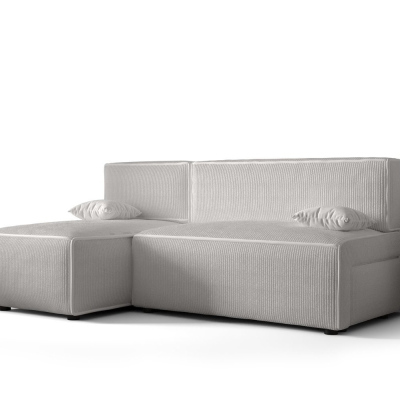 RADANA kényelmes kinyitható kanapé tárolóhellyel - fehér