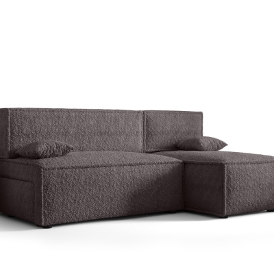 RADANA kényelmes kinyitható kanapé tárolóhellyel - barna 1
