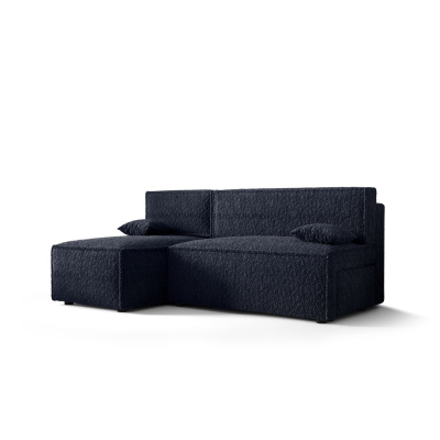 RADANA kényelmes kinyitható kanapé tárolóhellyel - sötétkék