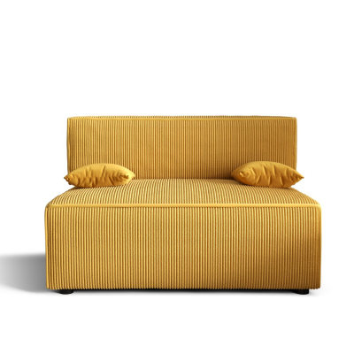 RADANA kényelmes kanapé tárolóhellyel - sárga