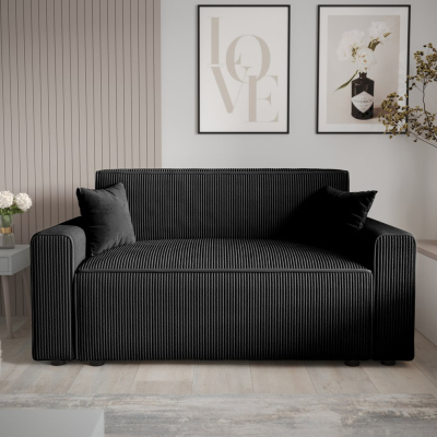 RADANA kényelmes kinyitható kanapé - fekete 1