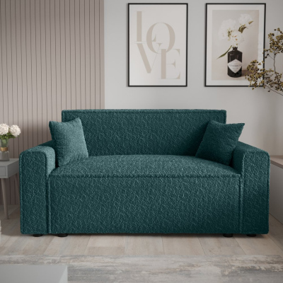 RADANA kényelmes kinyitható kanapé - sötétzöld