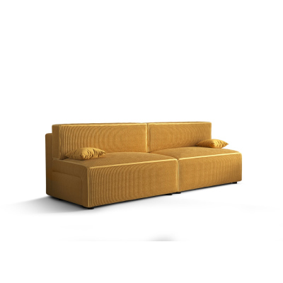 RADANA stílusos kanapé tárolóhellyel - sárga