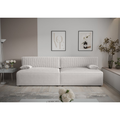 RADANA stílusos kanapé tárolóhellyel - fehér