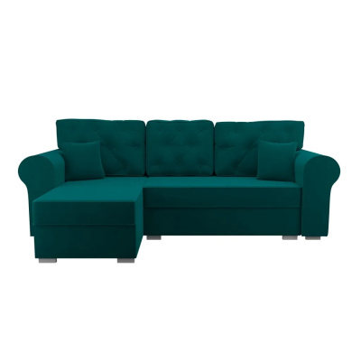 Designer kanapégarnitúra MIRA - üvegzöld