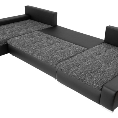 FRUSINA U alakú kinyithatóm kanapé - bézs