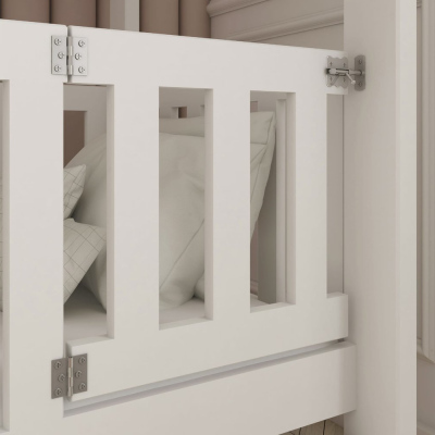 EVANTIA emeletes ágy tárolóhellyel - 80x180, fehér