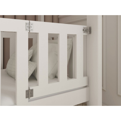 EVANTIA emeletes ágy tárolóhellyel - 80x180, fehér