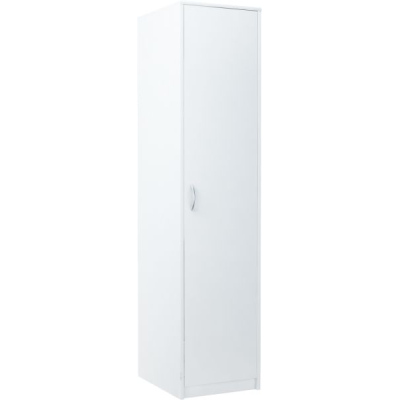 Keskeny gardrób SIMELA - szélesség 45 cm, fehér