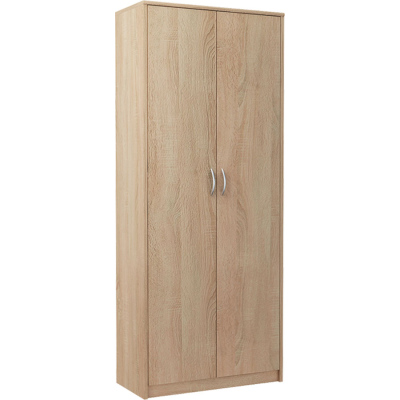 LUBA polcos szekrény - szélesség 74 cm, sonoma tölgy
