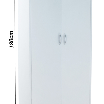 LUCETTE polcos szekrény - 74 cm széles, fehér