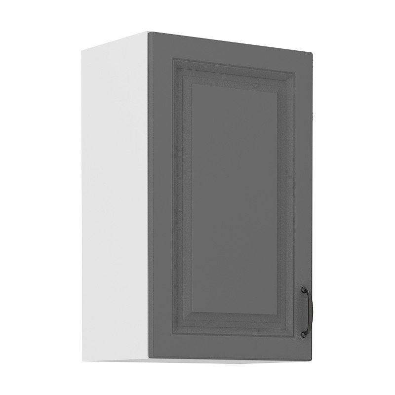 Felső konyhaszekrény SOPHIA - szélesség 45 cm, szürke / fehér