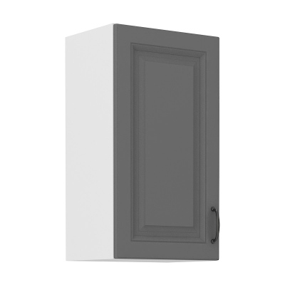 Felső konyhaszekrény SOPHIA - szélesség 40 cm, szürke / fehér
