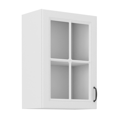Felső üveges szekrény SOPHIA - szélesség 40 cm, fehér