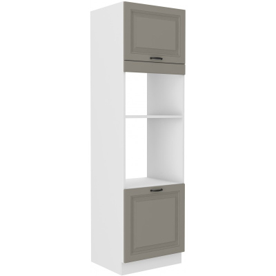 Beépített készülékekhez való szekrény SOPHIA - szélesség 60 cm, világos szürke / fehér