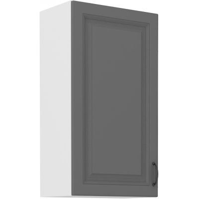 SOPHIA magas faliszekrény - szélesség 50 cm, szürke / fehér
