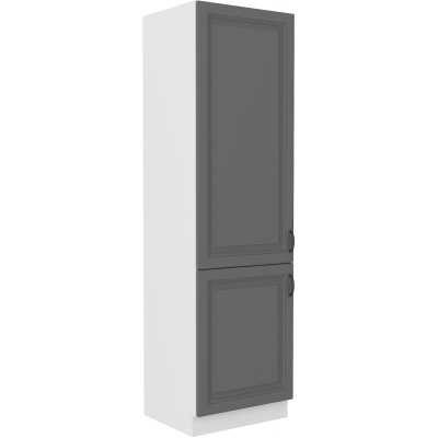 Beépített hűtőszekrény szekrény SOPHIA - szélesség 60 cm, szürke / fehér