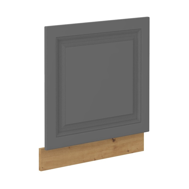 Ajtó beépített mosogatógéphez SOPHIA - 60x57 cm, szürke / artisan tölgy