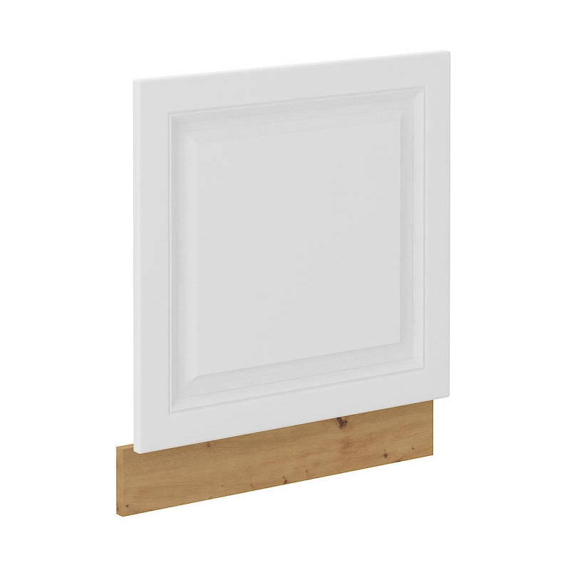 Ajtó beépített mosogatógéphez SOPHIA - 60x57 cm, fehér / artisan tölgy