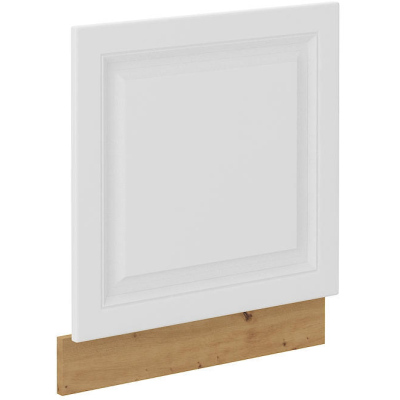 Ajtó beépített mosogatógéphez SOPHIA - 60x57 cm, fehér / artisan tölgy