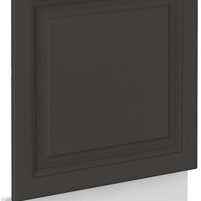 Ajtó beépített mosogatógéphez SOPHIA - 60x57 cm, sötétszürke / fehér