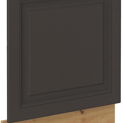Ajtó beépített mosogatógéphez SOPHIA - 60x57 cm, sötétszürke / artisan tölgy