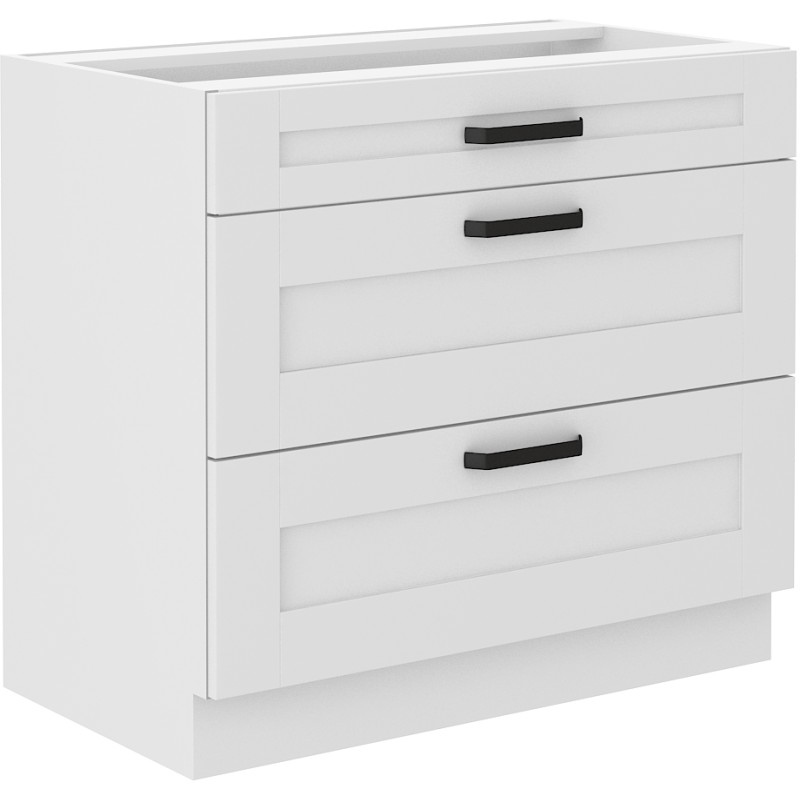 LAILI alsó fiókos szekrény - szélesség 80 cm, fehér
