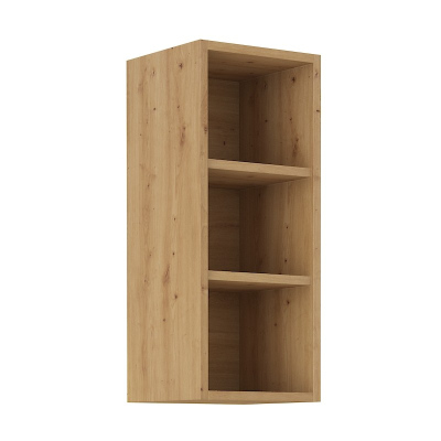 LAILI felső nyitott szekrény - szélesség 30 cm, artisan tölgyfa