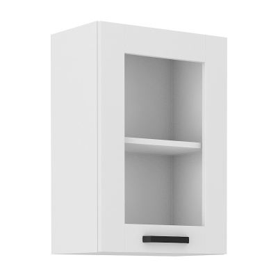 LAILI felső üvegszekrény - szélesség 40 cm, fehér