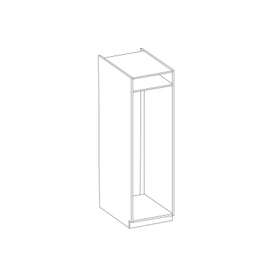 LAILI beépített hűtőszekrény szekrény - szélesség 60 cm, szürke / fehér