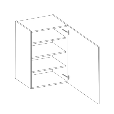 LAILI magas faliszekrény - szélesség 60 cm, fehér