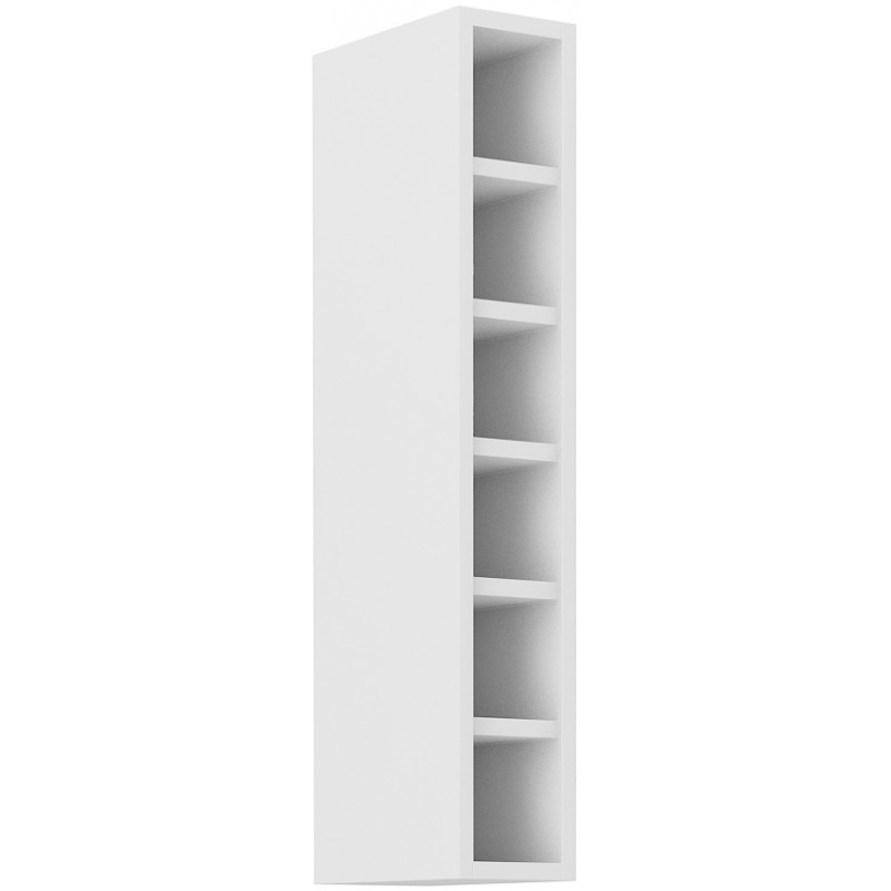 LAILI magas faliszekrény - szélesség 15 cm, fehér