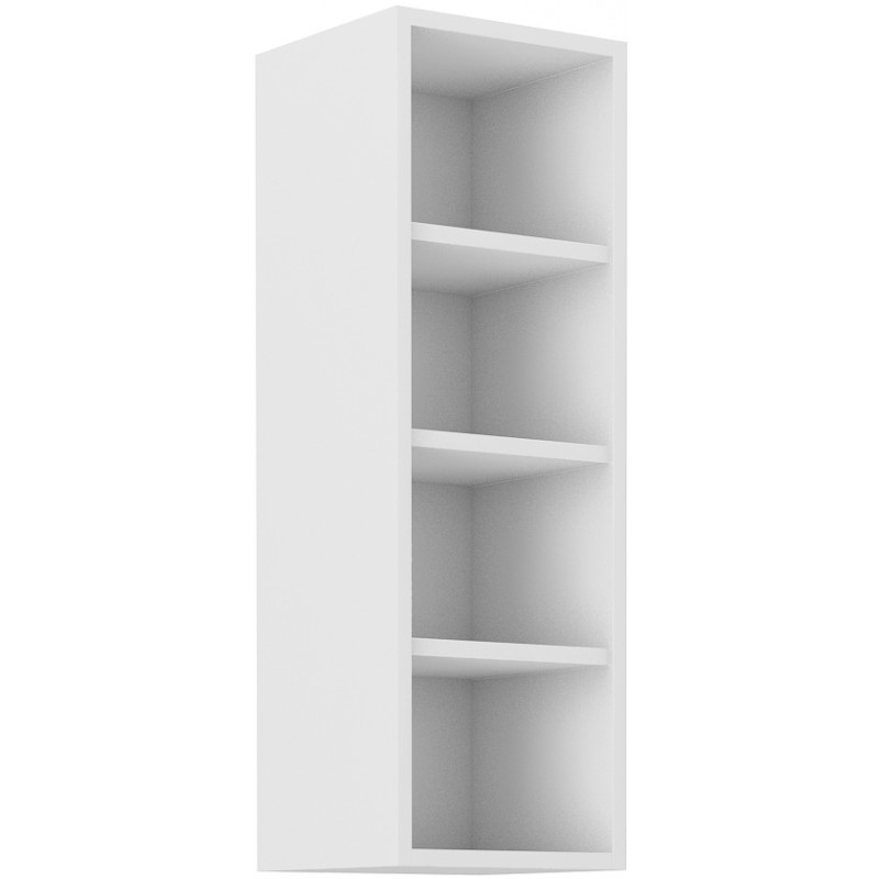 LAILI magas, nyitott szekrény - szélesség 30 cm, fehér