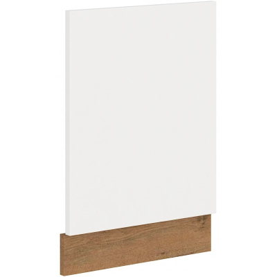 Ajtó beépített mosogatógéphez VANYA - 45x57 cm, fehér / lancelot tölgyfa