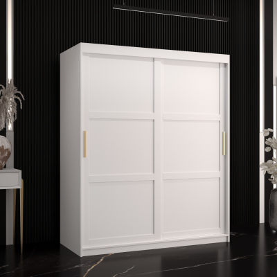 RAISA 1 ruhásszekrény - szélesség 150 cm, fehér
