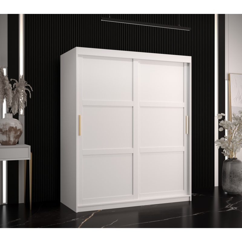 RAISA 1 ruhásszekrény - szélesség 150 cm, fehér