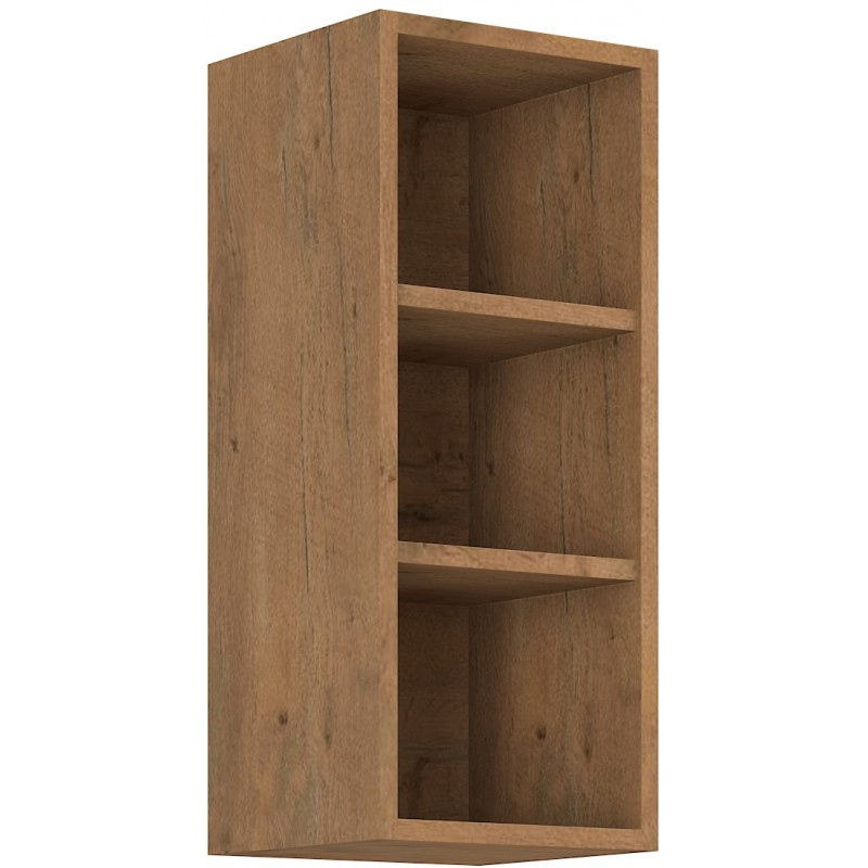 VANYA felső nyitott szekrény - szélesség 30 cm, lancelot tölgyfa