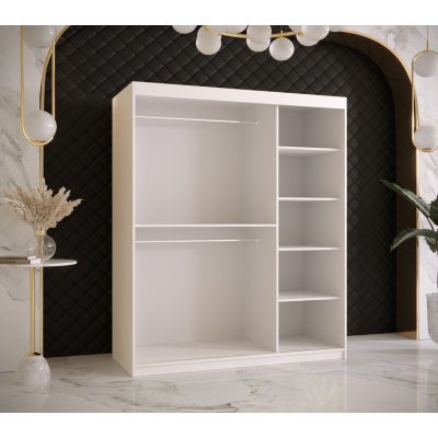 RAISA 2 ruhásszekrény - szélesség 150 cm, fehér