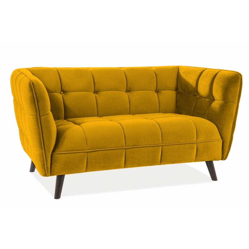 SCARLET 2 kétszemélyes kanapé - sárga