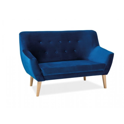 NIKOLINA kétszemélyes kanapé - kék