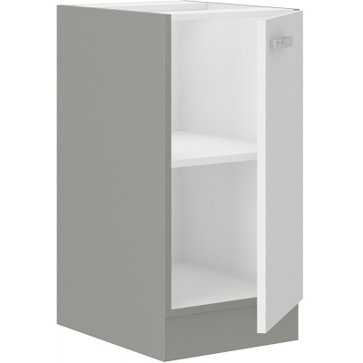 ULLERIKE alsószekrény egy ajtóval - szélesség 40 cm, fehér / szürke