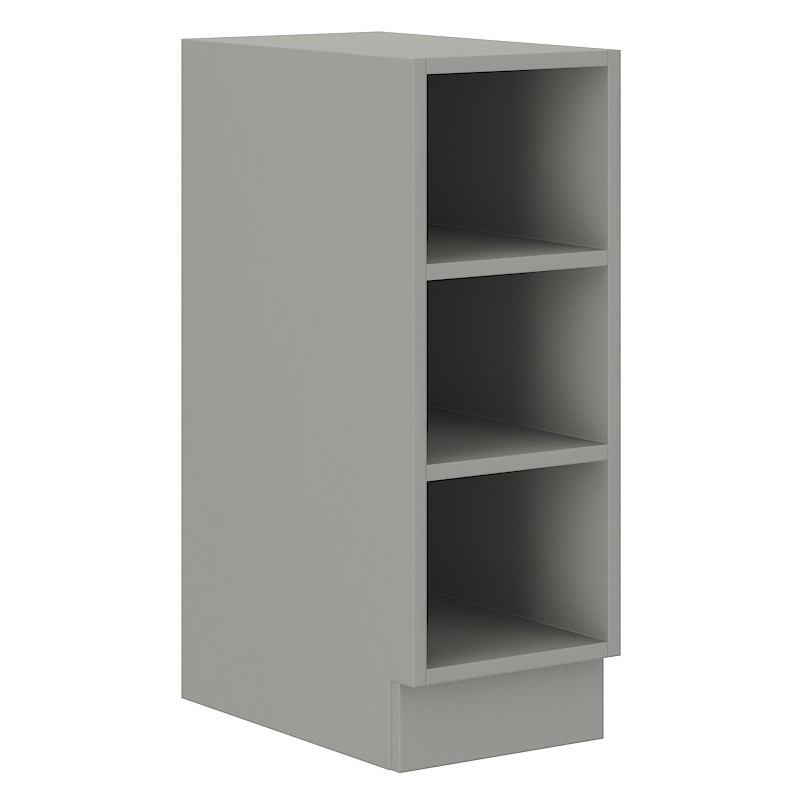 ULLERIKE alsó nyitott szekrény - szélesség 30 cm, szürke