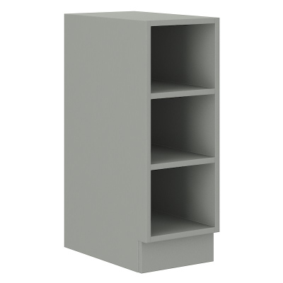 ULLERIKE alsó nyitott szekrény - szélesség 30 cm, szürke