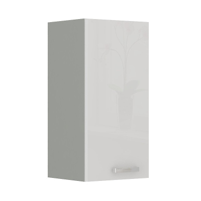 ULLERIKE felső konyhaszekrény - szélesség 30 cm, fehér / szürke