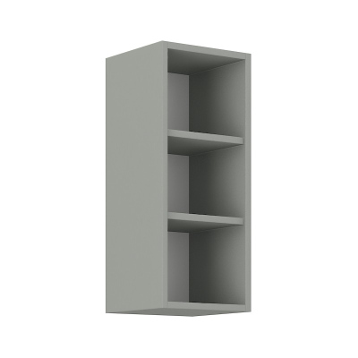 ULLERIKE felső nyitott szekrény - szélesség 30 cm, szürke