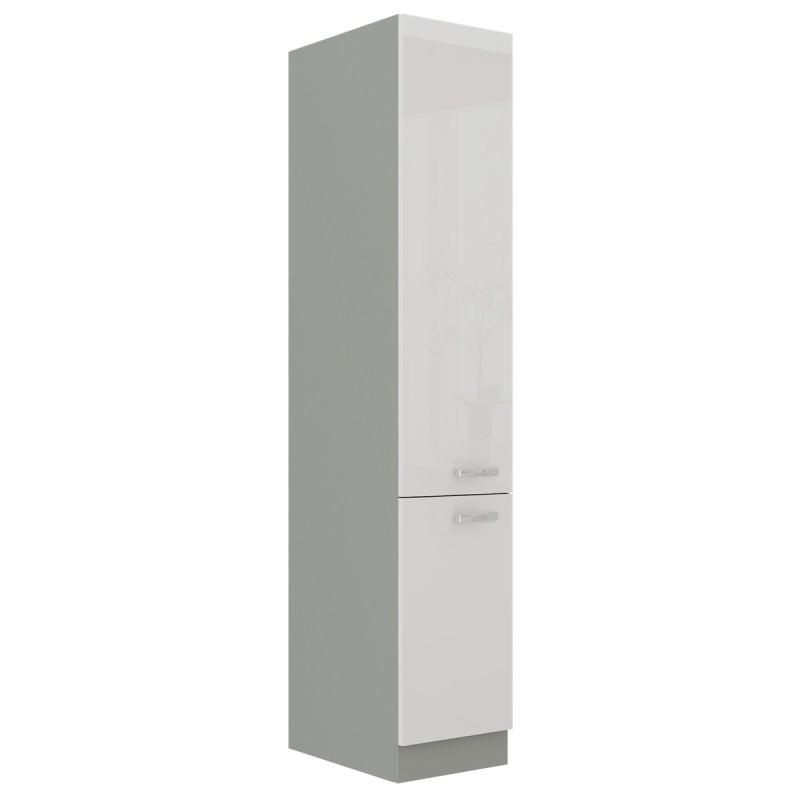ULLERIKE élelmiszerszekrény - szélesség 40 cm, fehér / szürke