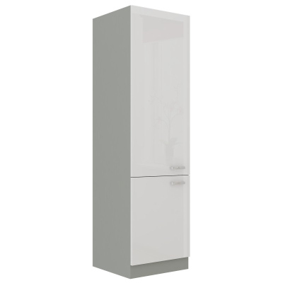 ULLERIKE élelmiszerszekrény - szélesség 60 cm, fehér / szürke