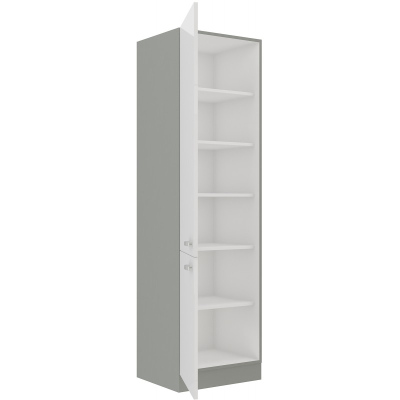 ULLERIKE élelmiszerszekrény - szélesség 60 cm, fehér / szürke