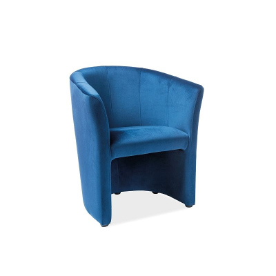 SINDY 2 kárpitozott fotel - kék